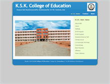 Tablet Screenshot of kskcollegeofeducation.com